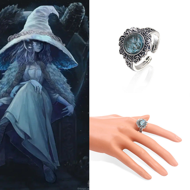 Eldenfar Ring Dark Moon Ring Moon Princess Lani Cold Contract Open Ring